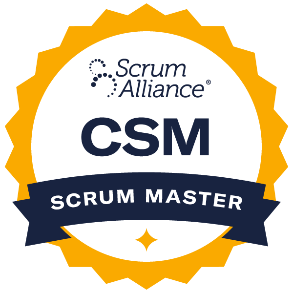 Certified ScrumMaster Badge Seal
